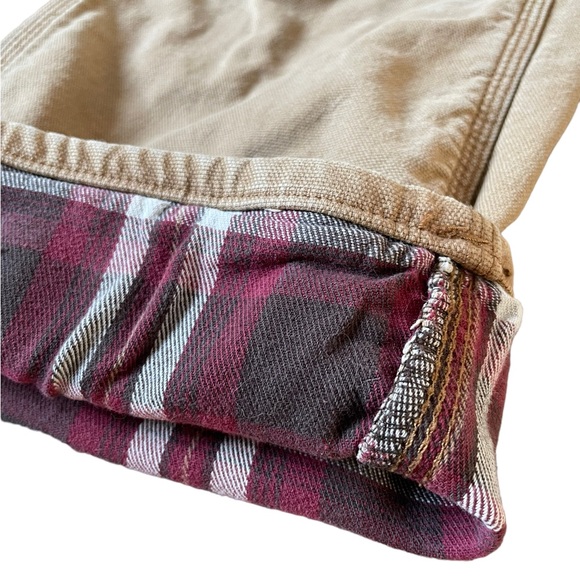 GUC Carhartt insulated flannel utility work pants - Picture 2 of 8